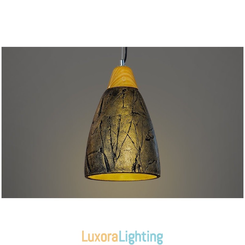 Designer Touch Decorative 1 Light Cement Modern Contemporary Pendant Light Ceiling Lamp