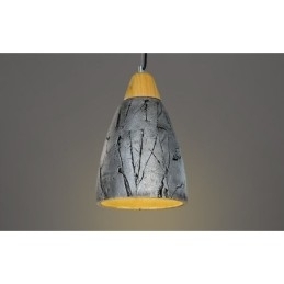 Designer Touch Decorative 1 Light Cement Modern Contemporary Pendant Light Ceiling Lamp
