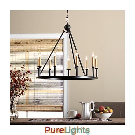 Designer Touch Decorative Country Mini Style Painting Metal Chandelier