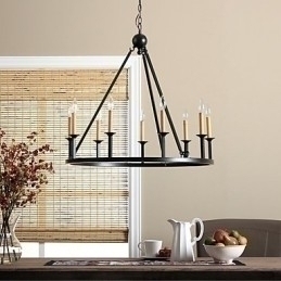 Designer Touch Decorative Country Mini Style Painting Metal Chandelier
