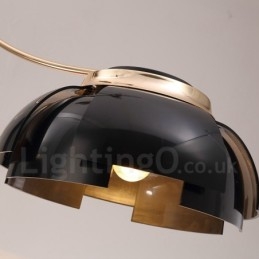 Designer Touch Decorative Modern Contemporary 3 Light Steel Chandelier with Acrylic Shade