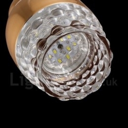 Designer Touch Decorative Modern Contemporary 1 Light Aluminum Alloy Pendant Light with Acrylic Shade