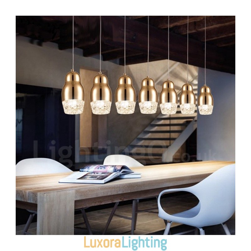 Designer Touch Decorative Modern Contemporary 1 Light Aluminum Alloy Pendant Light with Acrylic Shade