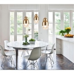 Designer Touch Decorative Modern Contemporary 1 Light Aluminum Alloy Pendant Light with Acrylic Shade