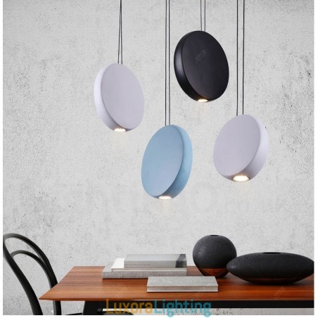 Designer Touch Decorative Modern Contemporary 1 Light Aluminum Alloy Pendant Light with Aluminum Alloy Shade