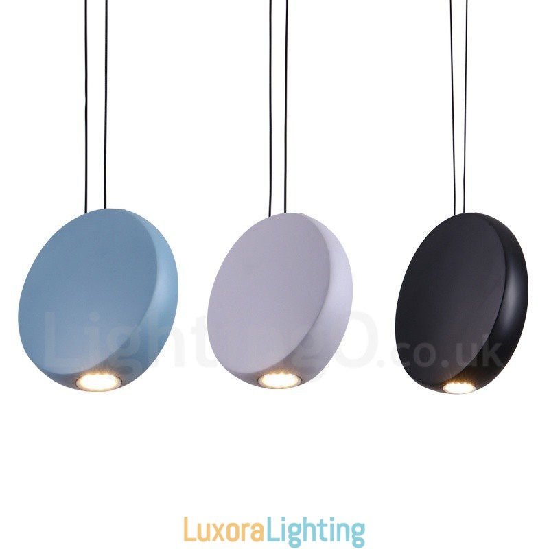 Designer Touch Decorative Modern Contemporary 1 Light Aluminum Alloy Pendant Light with Aluminum Alloy Shade