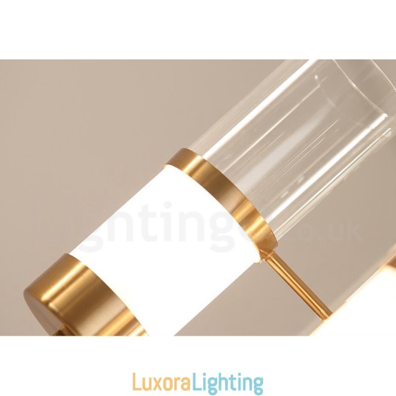 Designer Touch Decorative Rustic Lodge Modern Contemporary 6 Light Steel Chandelier with Glass Shade