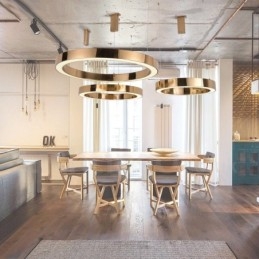 Designer Touch Decorative Modern Contemporary 1 Light Steel Pendant Light with Acrylic Shade