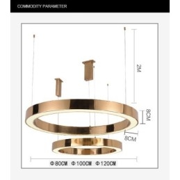 Designer Touch Decorative Modern Contemporary 1 Light Steel Pendant Light with Acrylic Shade