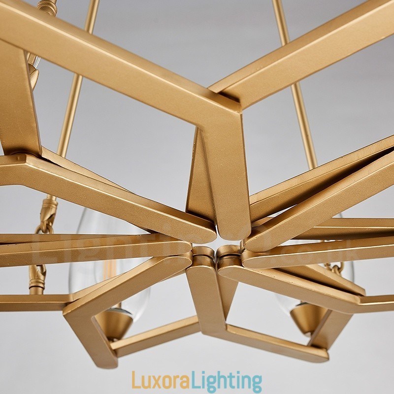 Designer Touch Decorative Modern Contemporary 12 Light Steel Pendant Light with Glass Shade