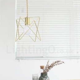 Designer Touch Decorative Modern Contemporary 1 Light Steel Pendant Light with Shade