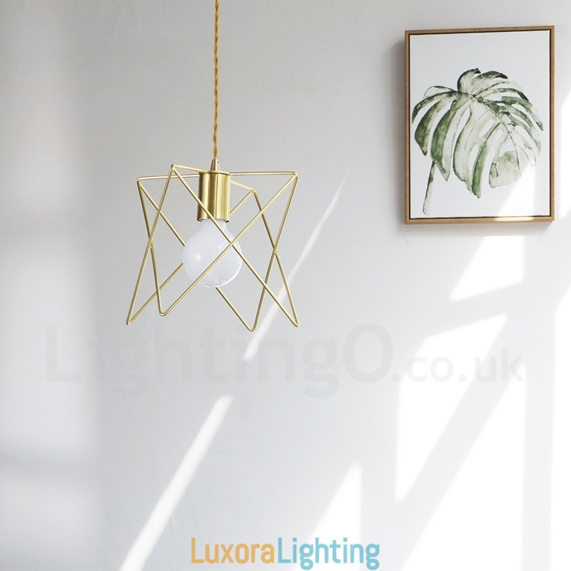 Designer Touch Decorative Modern Contemporary 1 Light Steel Pendant Light with Shade