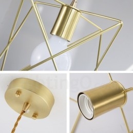 Designer Touch Decorative Modern Contemporary 1 Light Steel Pendant Light with Shade