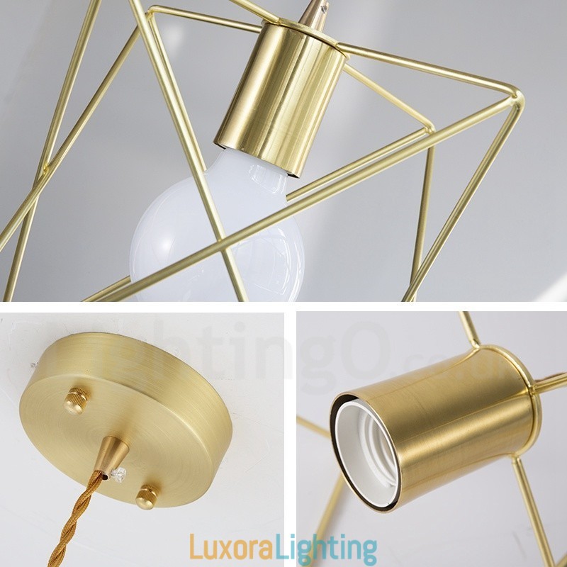 Designer Touch Decorative Modern Contemporary 1 Light Steel Pendant Light with Shade