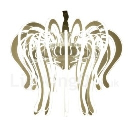 Designer Touch Decorative Modern Contemporary 20 Light Steel Chandelier with Acrylic Shade