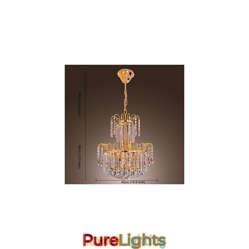 Designer Touch Decorative Luxury Crystal Chandelier with 7 Lights