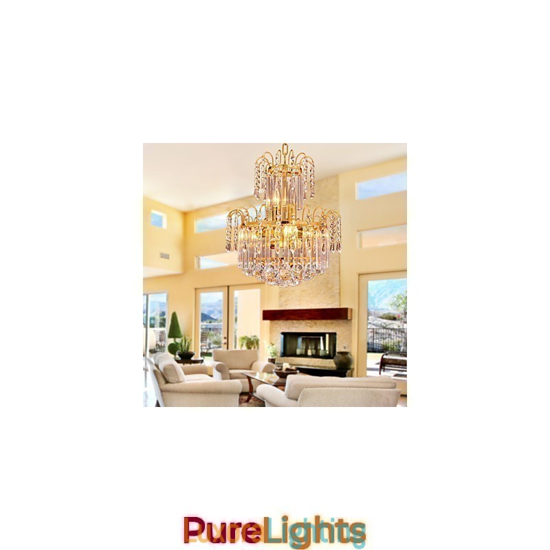 Designer Touch Decorative Luxury Crystal Chandelier with 7 Lights