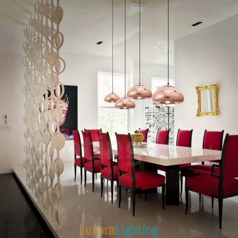 Designer Touch Decorative Modern Contemporary 1 Light Glass Pendant Light with Glass Shade