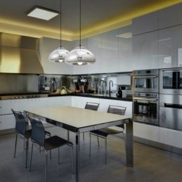 Designer Touch Decorative Modern Contemporary 1 Light Glass Pendant Light with Glass Shade