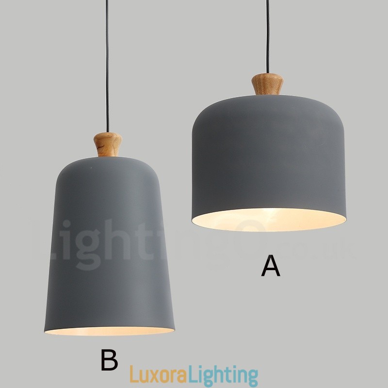 Designer Touch Decorative Modern Contemporary 1 Light Aluminum Alloy Pendant Light with Aluminum Alloy Shade