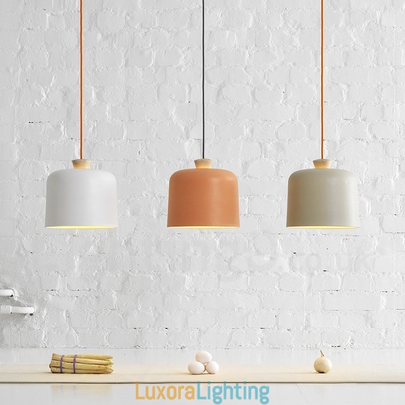 Designer Touch Decorative Modern Contemporary 1 Light Aluminum Alloy Pendant Light with Aluminum Alloy Shade