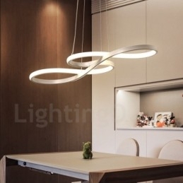 Designer Touch Decorative Modern Contemporary Light Aluminum Alloy Pendant Light with Acrylic Shade