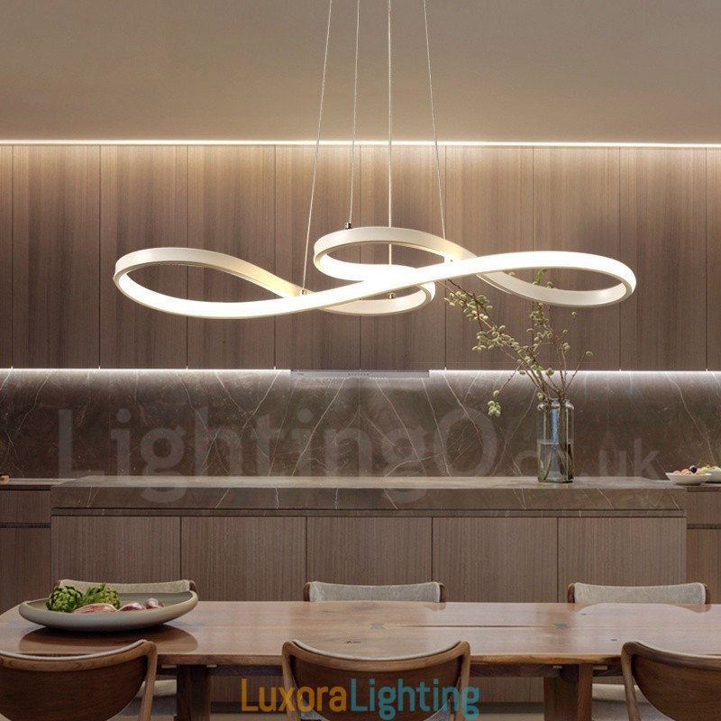Designer Touch Decorative Modern Contemporary Light Aluminum Alloy Pendant Light with Acrylic Shade