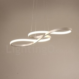 Designer Touch Decorative Modern Contemporary Light Aluminum Alloy Pendant Light with Acrylic Shade