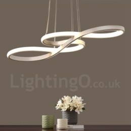 Designer Touch Decorative Modern Contemporary Light Aluminum Alloy Pendant Light with Acrylic Shade
