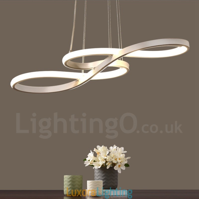Designer Touch Decorative Modern Contemporary Light Aluminum Alloy Pendant Light with Acrylic Shade