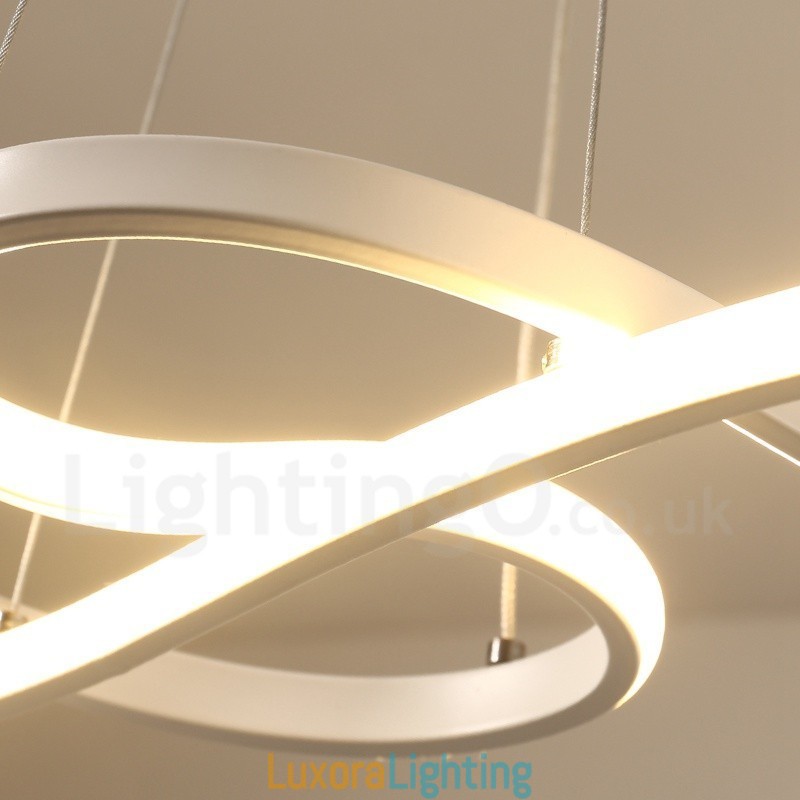 Designer Touch Decorative Modern Contemporary Light Aluminum Alloy Pendant Light with Acrylic Shade
