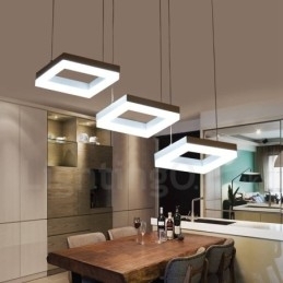 Designer Touch Decorative Modern Contemporary 3 Light Aluminum Alloy Pendant Light with Acrylic Shade