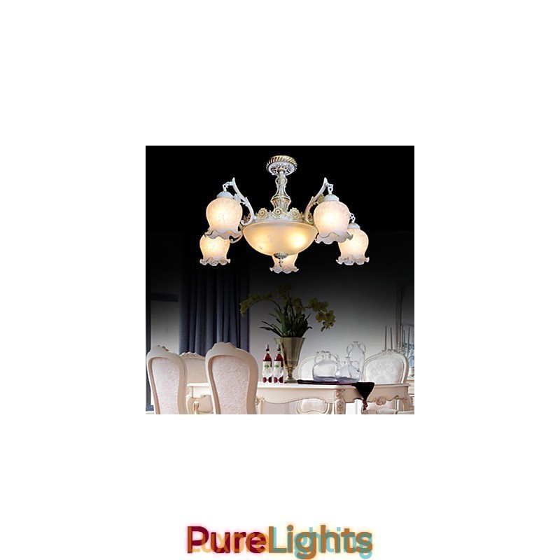 Designer Touch Decorative Chandelier Traditional Classic Vintage Retro Metal