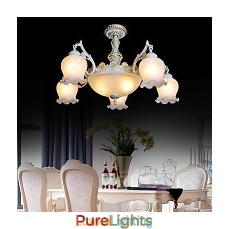 Designer Touch Decorative Chandelier Traditional Classic Vintage Retro Metal