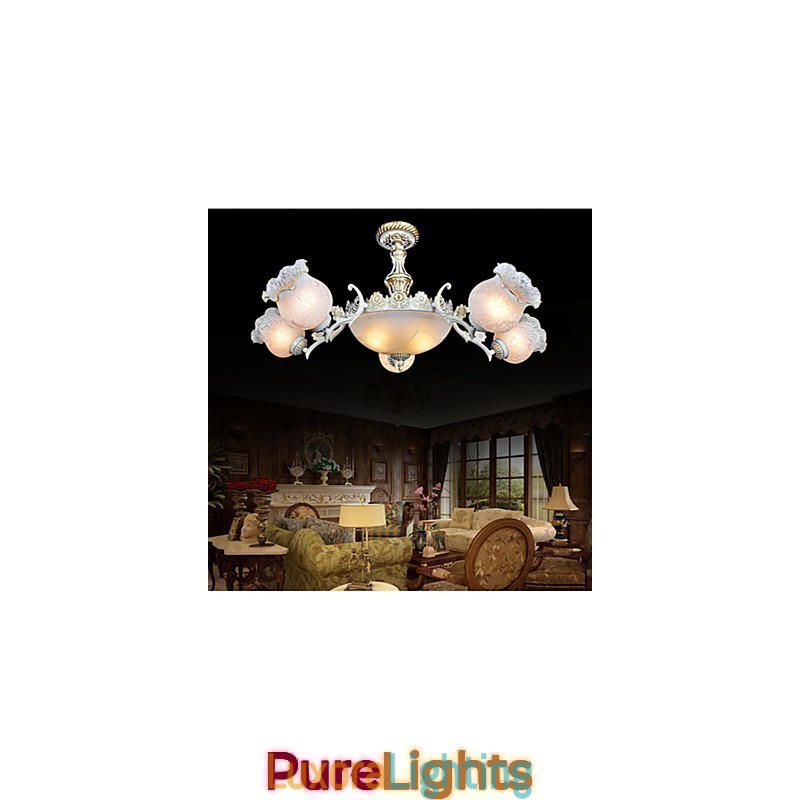 Designer Touch Decorative Chandelier Traditional Classic Vintage Retro Metal
