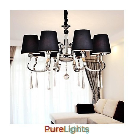 Designer Touch Decorative Traditional Classic Nickel Metal Chandelier