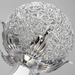 Designer Touch Decorative Dimmable Modern Contemporary 8 Light Steel Chandelier with Aluminum Alloy Shade