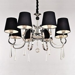 Designer Touch Decorative Traditional Classic Nickel Metal Chandelier