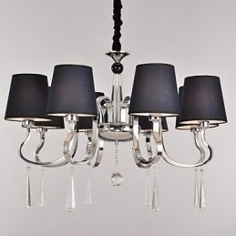 Designer Touch Decorative Traditional Classic Nickel Metal Chandelier