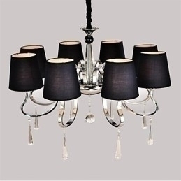Designer Touch Decorative Traditional Classic Nickel Metal Chandelier