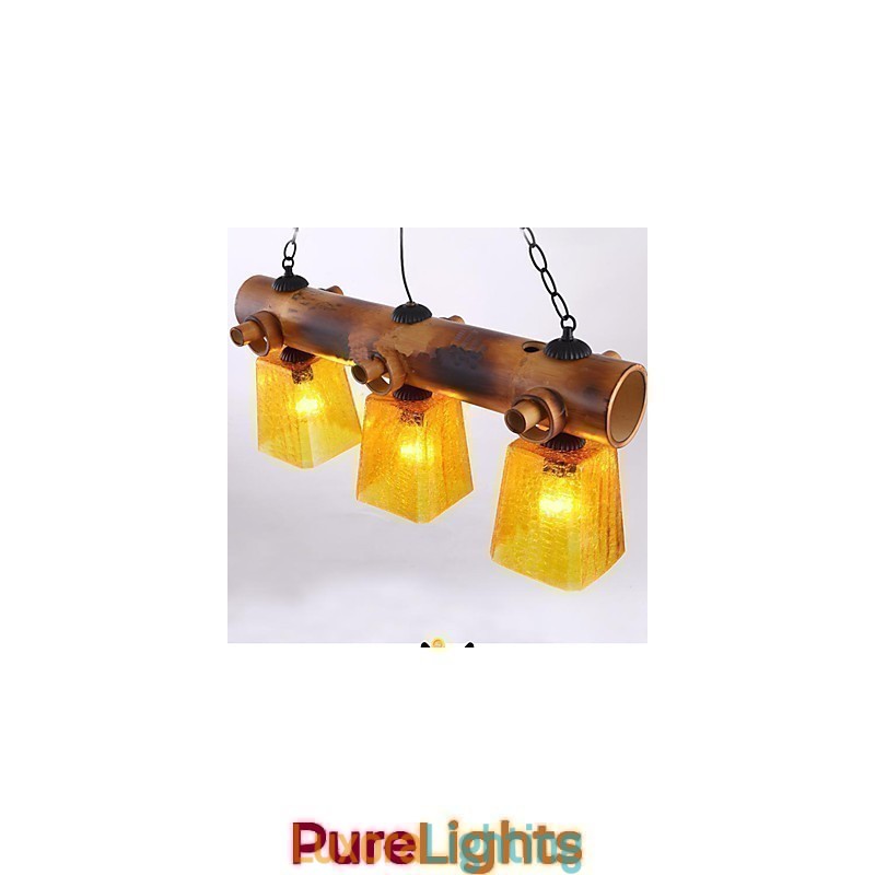 Designer Touch Decorative European Mediterranean American Country Bamboo Chandelier