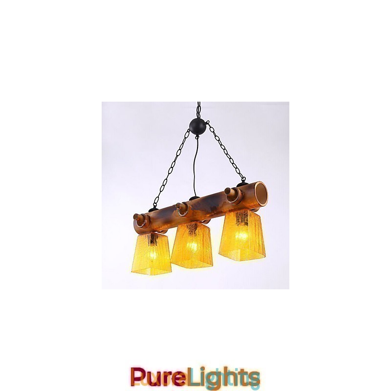 Designer Touch Decorative European Mediterranean American Country Bamboo Chandelier