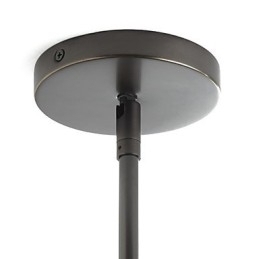 Designer Touch Decorative Traditional Chandelier with 6 Lights and Glass Bubble Shade