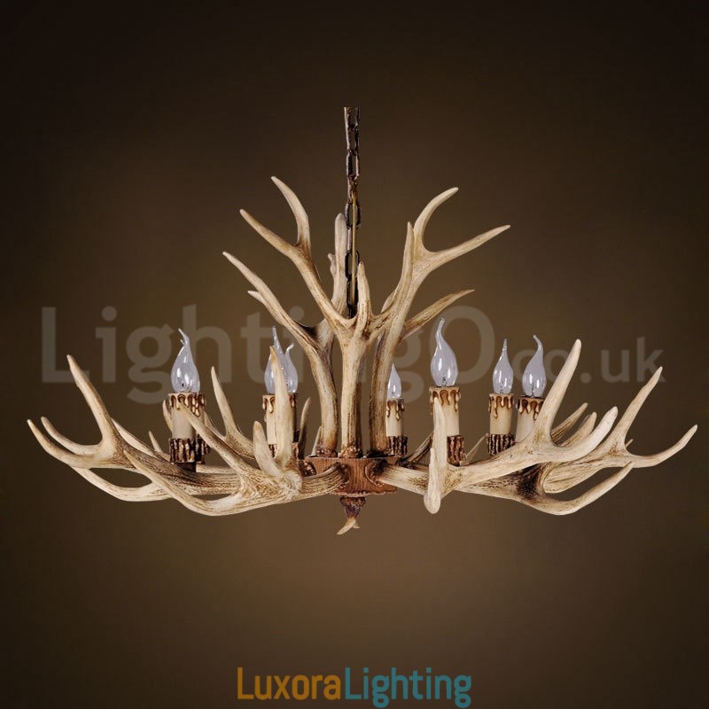 Designer Touch Decorative 8 Light Country Rustic Nordic Modern Contemporary Chandelier