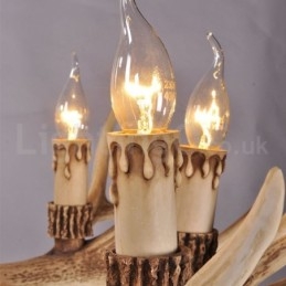 Designer Touch Decorative 8 Light Country Rustic Nordic Modern Contemporary Chandelier