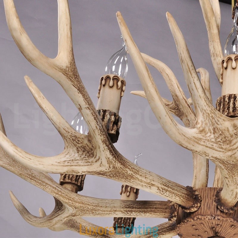 Designer Touch Decorative 8 Light Country Rustic Nordic Modern Contemporary Chandelier