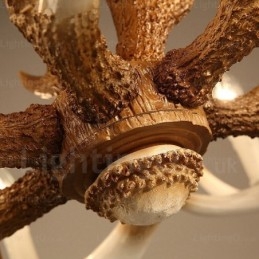 Designer Touch Decorative 6 Light Vintage Retro Chandelier