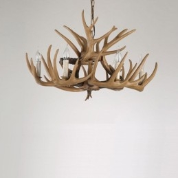 Designer Touch Decorative 6 Light Vintage Retro Chandelier