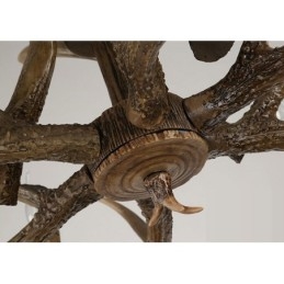 Designer Touch Decorative 6 Light Vintage Retro Chandelier