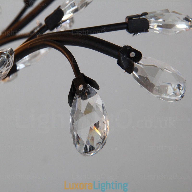 Designer Touch Decorative 8 Light Country Rustic Chandelier